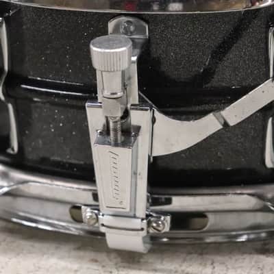 Ludwig LM404 Acrolite 5x14" Snare Drum Black Galaxy Vintage 1980's #2 image 5