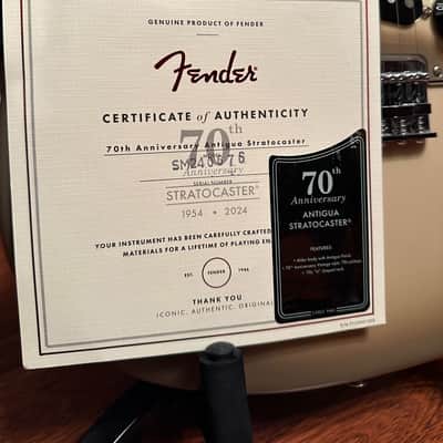 Fender Limited Edition 70th Anniversary Vintera II Antigua Stratocaster – Excellent Condition image 10