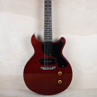 Orville Les Paul Junior Double Cut-Away LPJD-70 1990 Cherry Japan Licensed Gibson Jr DC w/ Gig Bag image 2