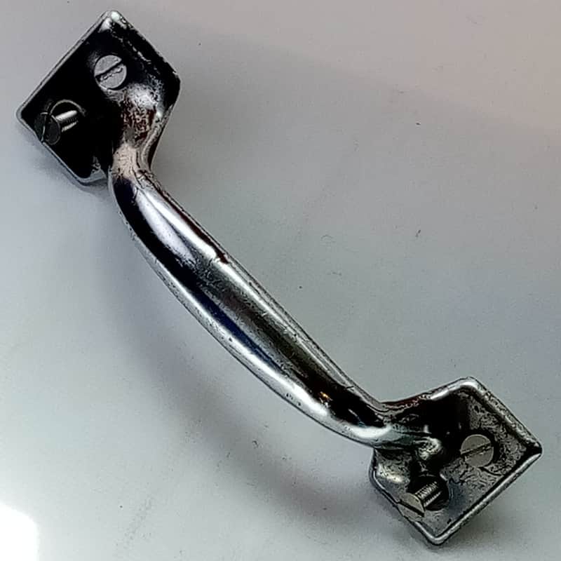 *Canister Drum Throne Handle Chrome Vintage Replacement Part Seat Stool USA 60s* image 1