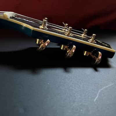 Firefly Firefly FFLP Custom Elite Les Paul Style Ocean Blue Quilted Maple Top 2024 - Standard image 13