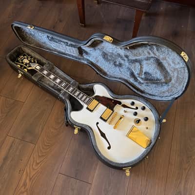 D'Angelico Excel EX-DC Semi-Hollow with Stop-Bar Tailpiece 2010s - White image 9