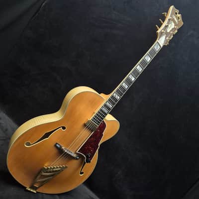 2005 D'Angelico Excel EXL-1 Hollow Body Archtop with Ebony Fretboard - Natural image 7