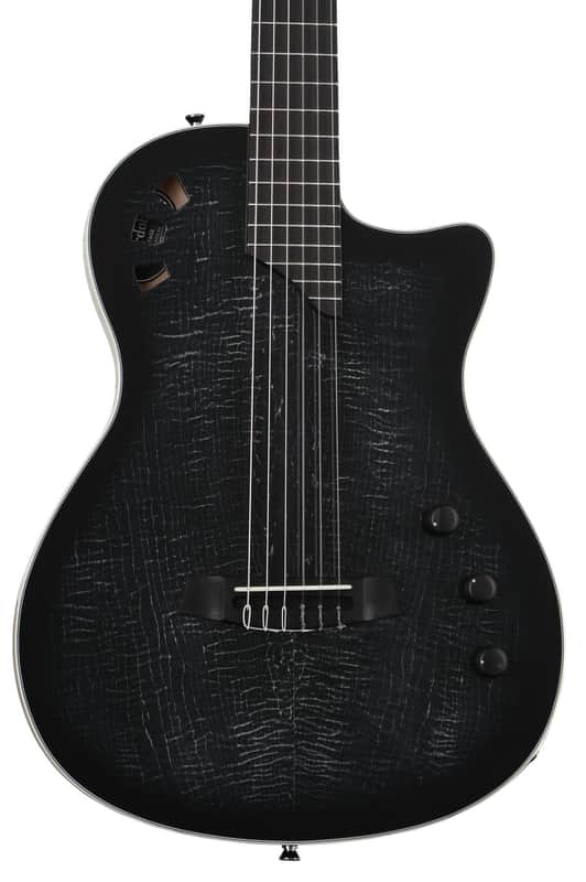Cordoba Stage Nylon-string Acoustic-electric Guitar - Black Burst image 1