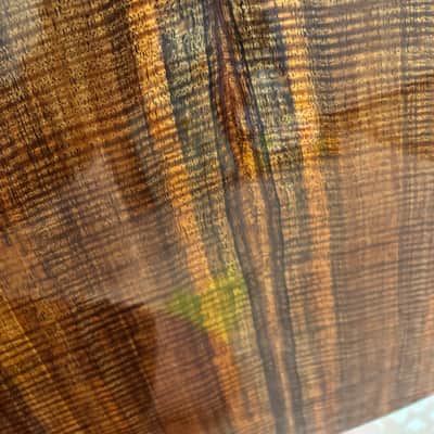 Dell Arte Grand Bouche, John Kinnard Solid Flame Koa With BigTone Pickup image 18