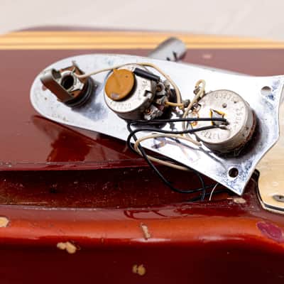 1974 Fender Competition Mustang Vintage Offset Guitar Competition Red w/ Case image 19
