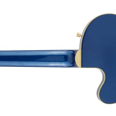 Gretsch G5655TG Electromatic® Center Block Jr. Single-Cut with Bigsby® and Gold Hardware, Laurel Fingerboard Azure Metallic image 2