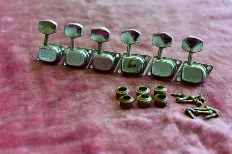 Vintage 1968 1969 Fender Stratocaster "F" Tuners 1967 Telecaster Strat Tele image 1