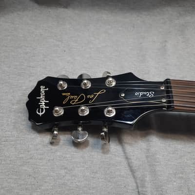 Epiphone Studio Les Paul - Black With Hard Case image 6