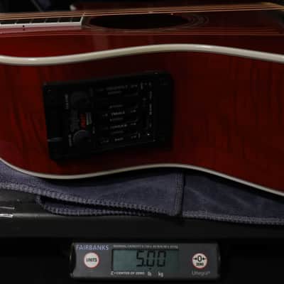 Taylor 614ce Grand Auditorium Cutaway Electric with Case LIMITED Red USED 114 image 13