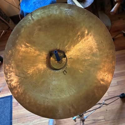 Buffalo Cymbalsmiths Restored 13” Vintage China 1960? - Traditional image 3