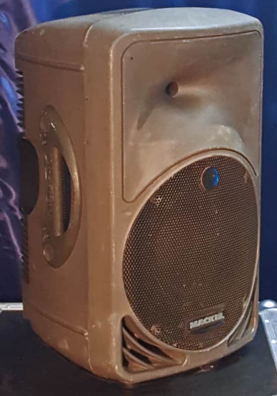 Mackie SRM 350 powered speaker 2000's - Grey image 1