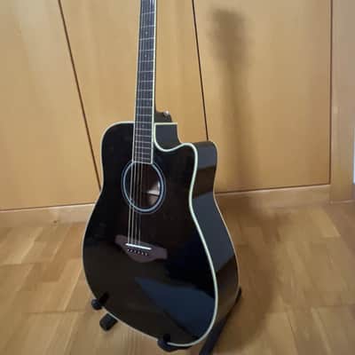 Yamaha FGC-TA TransAcoustic Traditional Western 2021 - Black image 2