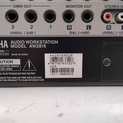 Yamaha AW2816 Professional Audio Workstation 16-Track Digital Recorder [Tested/Read Description] RV-0400 image 6