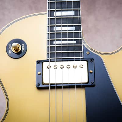 GIBSON USA Custom Shop Dealer Select 68 Les Paul Custom "Heavy Antique White + Ebony" (2025) image 5