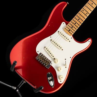 Fender Custom Shop '56 Stratocaster Journeyman Super Faded/Aged Candy Apple Red image 3