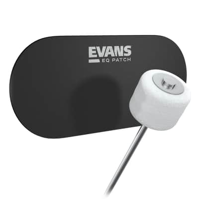 Evans EQ Patch EQPB2 BassDrum Patch, for Double Pedal - Accessory for Drumhead image 1