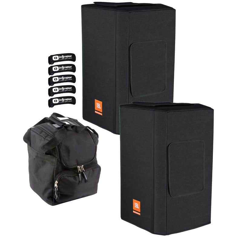 JBL Bags SRX815P-CVR-DLX Deluxe Padded SRX815P Speaker Covers w Ties & Case image 1