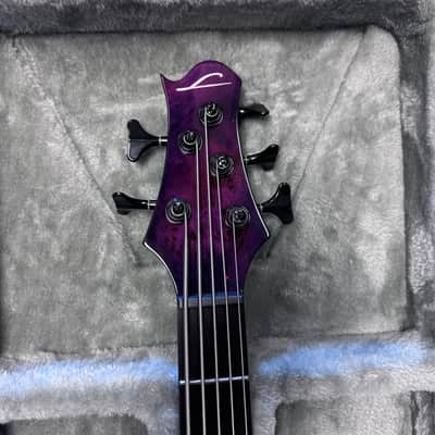 Legator Helio 5 String Bass Super Shred Series Electric Guitar Magenta Burl image 5