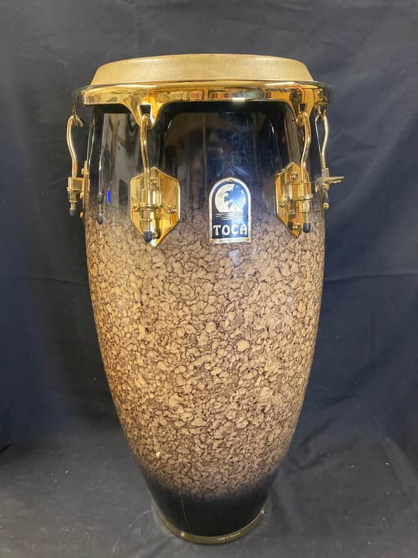 Tris Imboden's Toca - 12"×28" Conga - Burl Oak Finish • Gold Hardware image 1