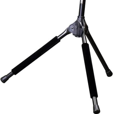 Ultimate Support GS-100+ Height Adjustable, Hanging Style Guitar Stand With Push-Button Leg Lock image 2