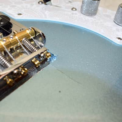 2017 Fender American Elite Telecaster Thinline Electric Guitar, Maple Fingerboard, Mystic Blue Ice w/ Case image 7