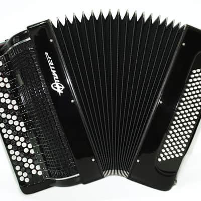 Jupiter Lux Button Accordion 120 Bass 5 Row Concert Bayan B Griff Double Cassotto Converter Free Bass and Stradella, 2691 image 3