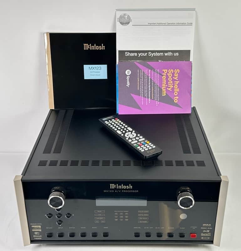 McIntosh MX123 4K Theater Preamp/ Processor