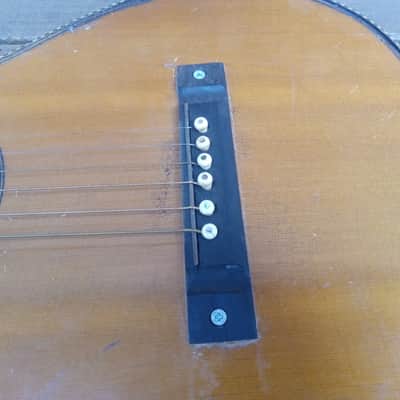 Vintage 1920's Herwin Acoustic Parlor Guitar Project! Record Label, Charlie Patton! image 4