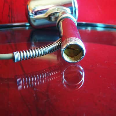 Vintage 1960's Astatic 10DA dynamic microphone Hi Z modified harp mic w F-11 adapter image 13