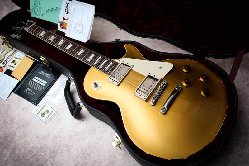GIBSON USA Custom Shop 57' Les Paul Standard Reissue "Goldtop + Rosewood" (2009) image 1