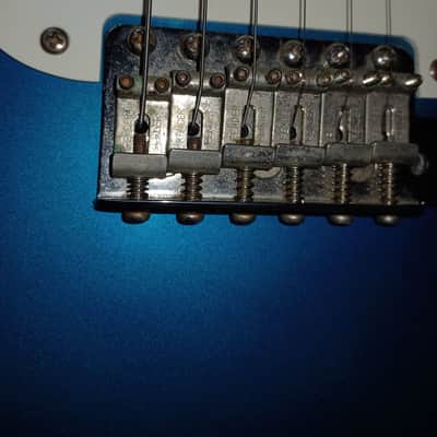 Squier  Stratocaster  1987 Korea by Young Chan - Lake placid blue image 4