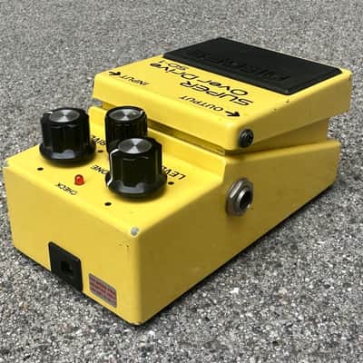 Boss SD-1 Super Overdrive Gain Guitar Effect Pedal Yellow (Silver Label) 1997 - Present image 2