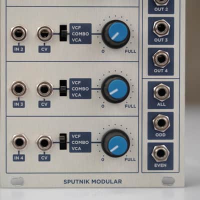 Sputnik Modular Quad VCF / VCA Eurorack Module w/ Tiptop Stackcables #58581 image 4
