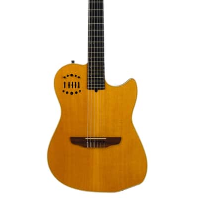 1996 Godin Multiac Duet Satin Natural with 1/4" & XLR Outputs image 7