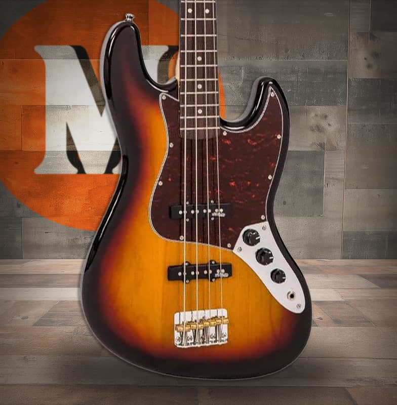 Vintage VJ74 ReIssued Bass - Sunset Sunburst (VJ74SSB) image 1