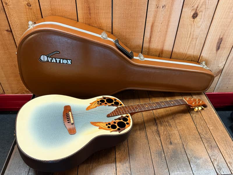 Ovation 1681-7 Adamas II ベージュ Adamas II By Ovation - 1681-7 - White Burst | Reverb The Netherlands