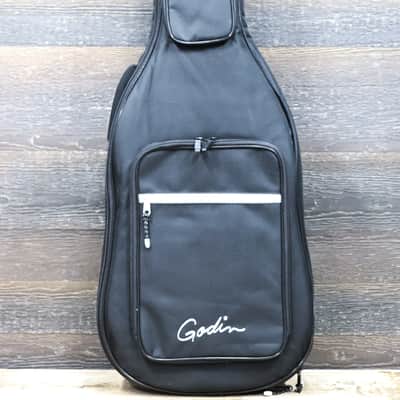 Godin A6 ULTRA Mahogany Deluxe Natural HG "B-Stock" Electro-Acoustic Guitar w/Bag image 10
