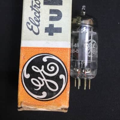 NOS GE 6C4 RADIO AUDIO AMPLIFIER TUBE TESTED VINTAGE HALO GETTER 4.5305-C image 1