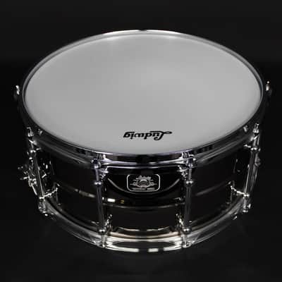 Ludwig 6.5" x 14" Universal Brass Snare Drum, Chrome Hardware image 2