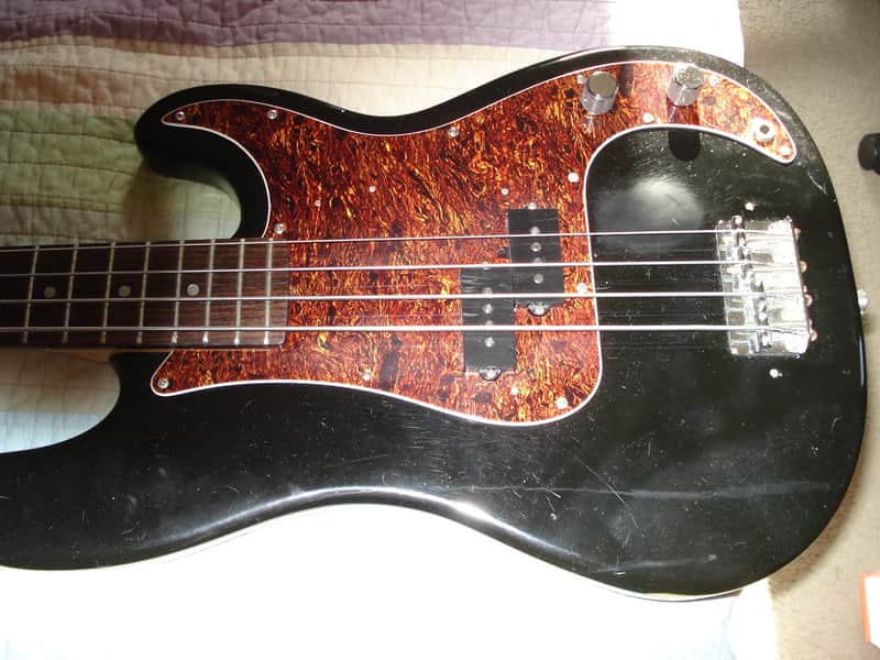 Squier P-Bass Upgraded with fender 62 reissue pickup image 1