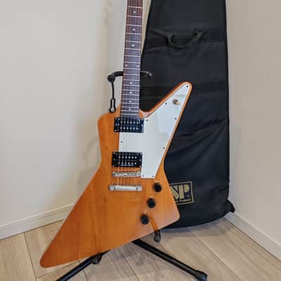 ESP Edwards Explorer early 2000's - Lawsuit Era JAPAN MIJ - Mahogany Antique Natural image 1
