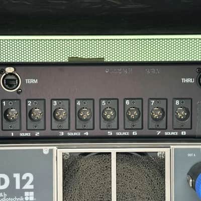 D&B Audiotechnik D12 Power Amp Rack PackageW/3 D12, Distro, Cables #1128 (THS) image 19