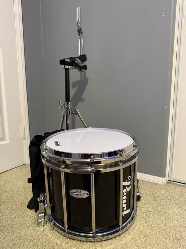 Pearl Championship Maple 14x12" Marching Snare Drum with accessories! image 1
