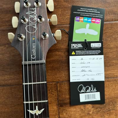PRS Custom 24 Electric Guitar Charcoal Hybrid Package Pattern Thin 10-Top 0397875 image 7