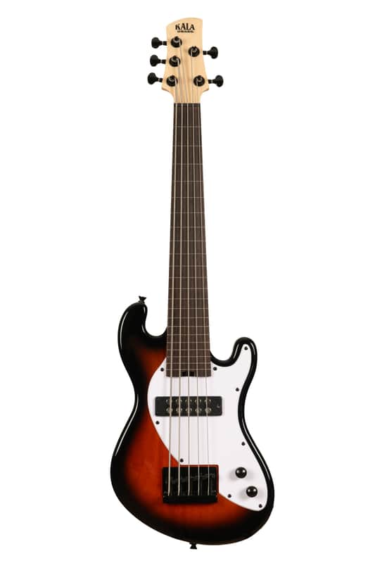 Kala U•BASS®-SB5-TB-FL SolidBody 5 string Fretless - Tobacco Burst Gloss image 1