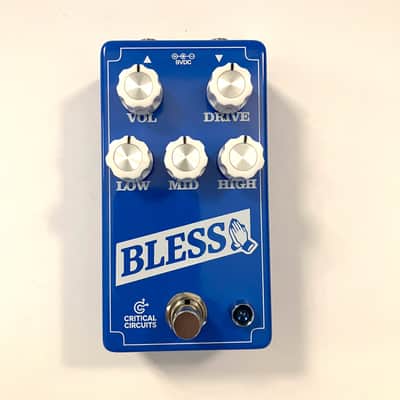 Critical Circuits Bless – Transparent Overdrive with 3-Band Active EQ (Blue) image 2