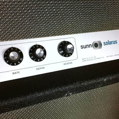 Sunn Solarus 60 watt twin-12 Combo Guitar amplifier -1967 image 5