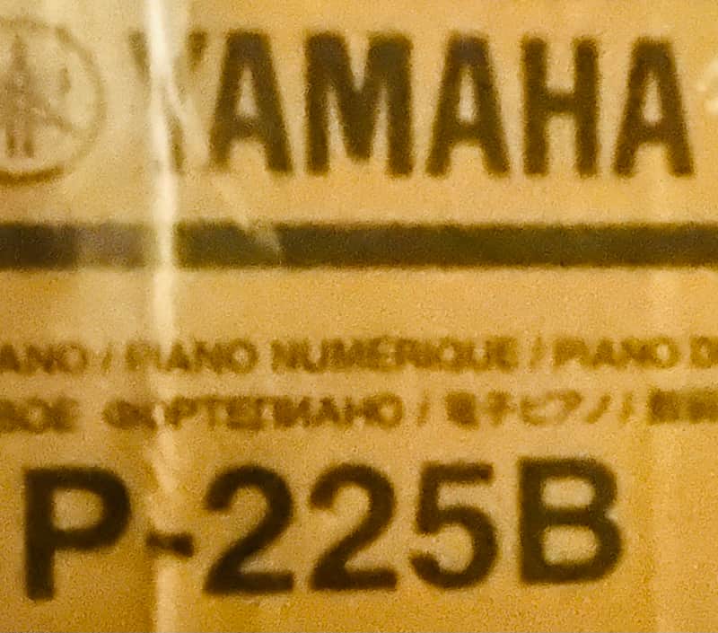 Yamaha P-225 88-key Digital Piano 2023 - Present - Black image 1