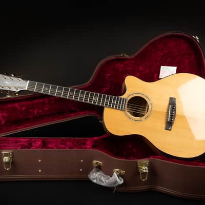 2022 Cort Gold Edge - Natural | All Solid Grand Auditorium Acoustic Guitar Torrefied Sitka Spruce Top Myrtlewood L.R. Baggs Anthem Pickup | OHSC image 2